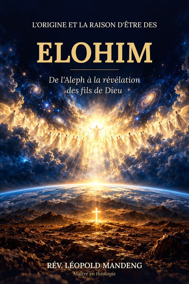 Couverture du livre L’origine et la raison d’être des Elohim, du Rév. Léopold Mandeng