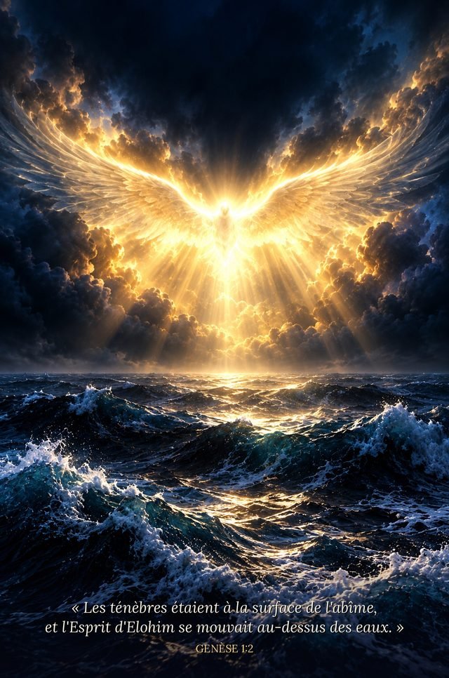 L’Esprit de Dieu au-dessus des eaux primordiales